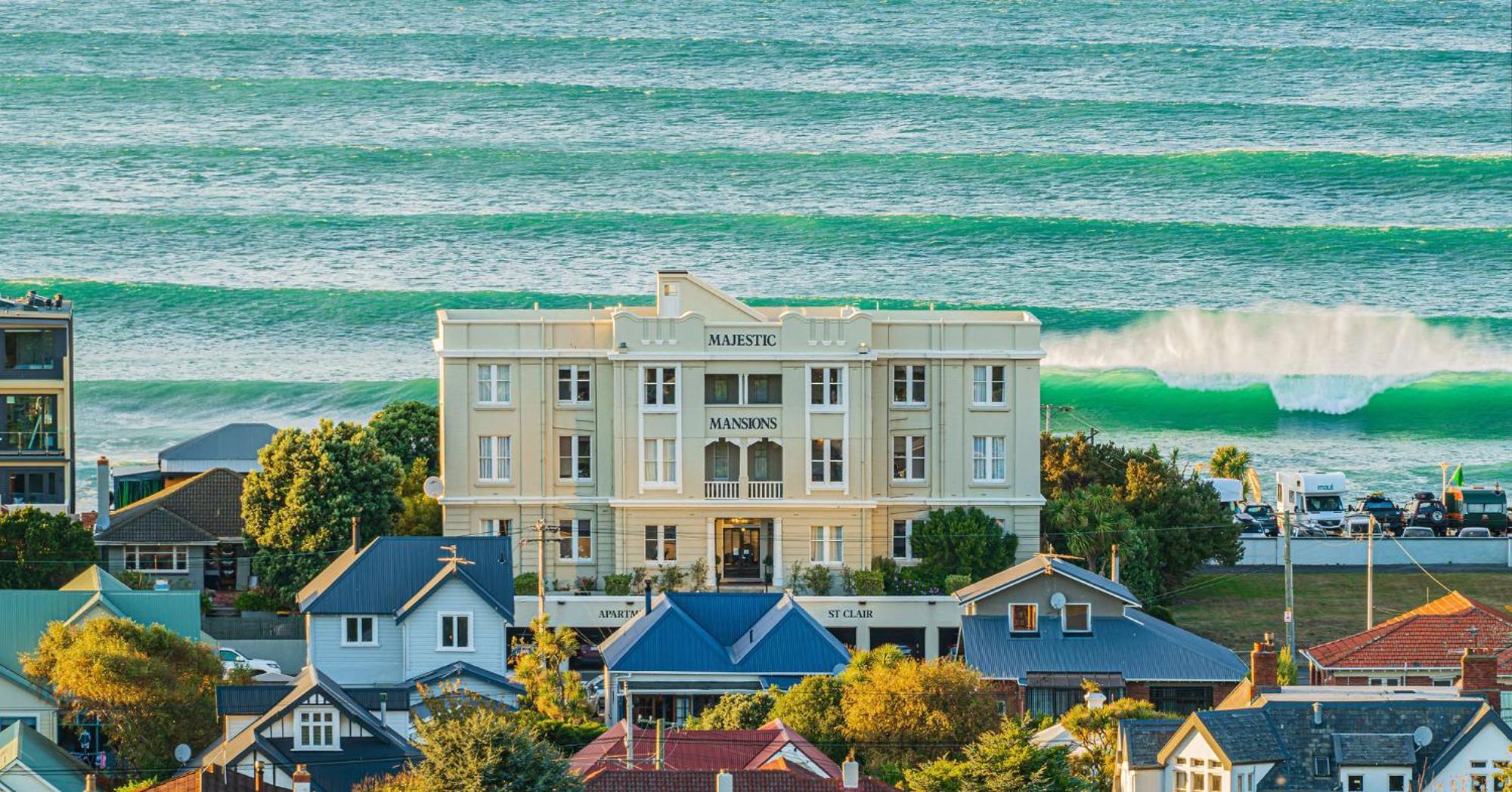 Majestic Mansions - Apartments At St Clair Dunedin Eksteriør billede